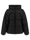 Mm6 Maison Margiela Numeric Signature Mm6 Embroidery Down Jacket In Black