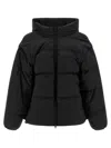 Mm6 Maison Margiela Numeric Signature Mm6 Embroidery Down Jacket In Black