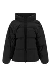 Mm6 Maison Margiela Numeric Signature Mm6 Embroidery Down Jacket In Black