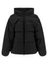 Mm6 Maison Margiela Numeric Signature Mm6 Embroidery Down Jacket In Black