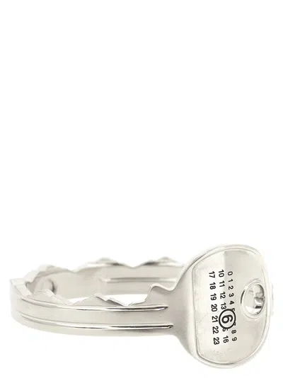 Mm6 Maison Margiela Numeric Signature Mm6 Jewelry Silver In Purple