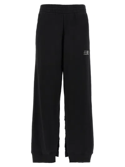 MM6 MAISON MARGIELA NUMERIC SIGNATURE MM6 PANTS BLACK