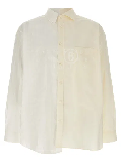 Mm6 Maison Margiela Numeric Signature Mm6 Shirt And Blouse Multicolor In Neutral