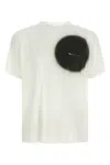 Mm6 Maison Margiela White T-shirt With Spray Print In White