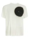 Mm6 Maison Margiela White T-shirt With Spray Print In White