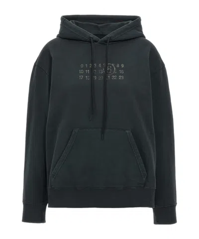 MM6 MAISON MARGIELA MM6 MAISON MARGIELA NUMERIC DRAWSTRING HOODIE