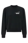 Mm6 Maison Margiela Numeric Signature Mm6 Sweatshirt In Black