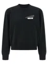 Mm6 Maison Margiela Numeric Signature Sweatshirt Crew Neck Style In Black