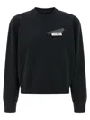 Mm6 Maison Margiela Numeric Signature Mm6 Sweatshirt In Black