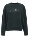 Mm6 Maison Margiela Black Numeric Signature Mm6 Sweatshirt