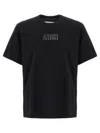 Mm6 Maison Margiela Numeric Signature Mm6 T-shirt Black In Black