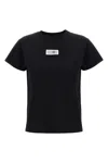 Mm6 Maison Margiela 'numeric Signature Mm6' T-shirt In Black
