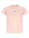 Mm6 Maison Margiela Numeric Signature Mm6 T-shirt In Pink