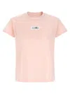 Mm6 Maison Margiela Numeric Signature Mm6 T-shirt In Pink