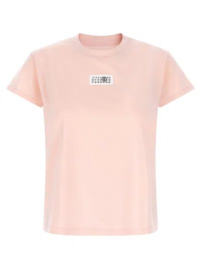 MM6 MAISON MARGIELA NUMERIC SIGNATURE MM6 T-SHIRT PINK