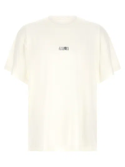 Mm6 Maison Margiela Numeric Signature Mm6 T-shirt In White