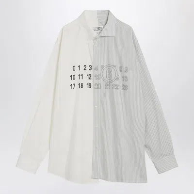 MM6 MAISON MARGIELA MM6 MAISON MARGIELA NUMERIC SIGNATURE POPLIN SHIRT