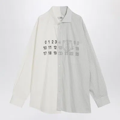 MM6 MAISON MARGIELA MM6 MAISON MARGIELA  NUMERIC SIGNATURE POPLIN SHIRT