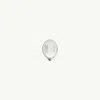 Mm6 Maison Margiela Numeric Signet Earring In Metallic