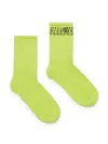 Mm6 Maison Margiela Numeric Socks In Green