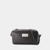 Mm6 Maison Margiela Numeric Soft Crossbody In Black