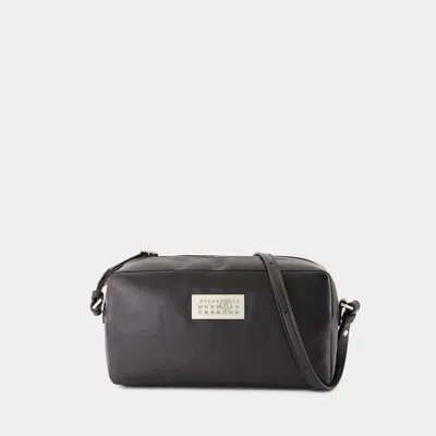 Mm6 Maison Margiela Numeric Soft Crossbody In Black