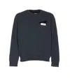 Mm6 Maison Margiela Crewneck Sweatshirt With Ribbed Cuffs And Hem In Multi