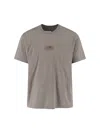 Mm6 Maison Margiela Mm6 By Maison Margiela Relaxed-fit Cotton T-shirt With Logo Patch In Gray