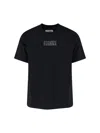 Mm6 Maison Margiela Numeric Signature Mm6 T-shirt Black In Black