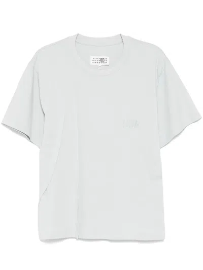 Mm6 Maison Margiela Numeric T-shirt In Blau