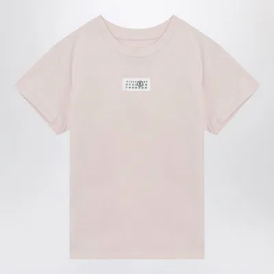 Mm6 Maison Margiela Numeric T-shirt In Pink
