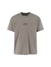 Mm6 Maison Margiela Mm6 By Maison Margiela Relaxed-fit Cotton T-shirt With Logo Patch In Gray
