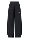 Mm6 Maison Margiela Numeric Track Pants - Black In Black