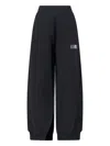 Mm6 Maison Margiela Numeric Track Pants In Black