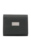 Mm6 Maison Margiela Numeric Trifold Wallet In Black