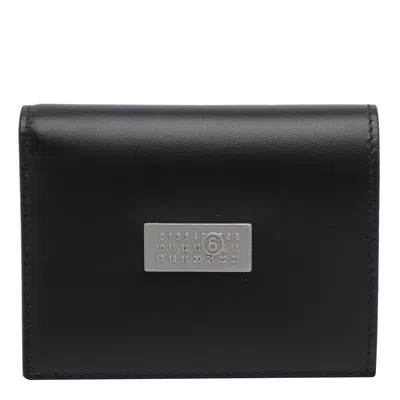 Mm6 Maison Margiela Numeric Wallet In Black