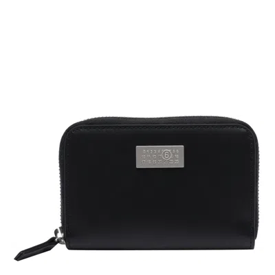Mm6 Maison Margiela Numeric Wallet In Black