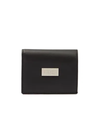 MM6 MAISON MARGIELA MM6 MAISON MARGIELA LOGO PLAQUE BIFOLD WALLET