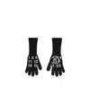 Mm6 Maison Margiela Numeric Wool Gloves In Black
