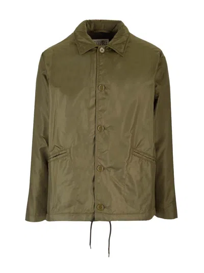 MM6 MAISON MARGIELA NYLON JACKET WITH BUTTONS