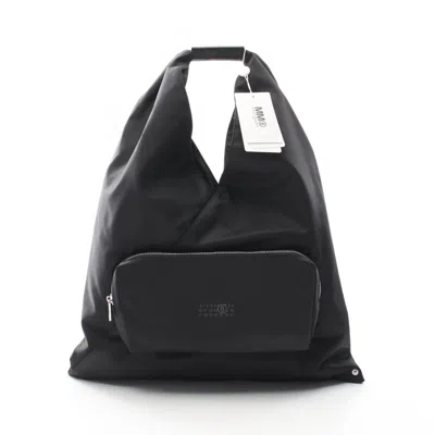 Pre-owned Mm6 Maison Margiela Nylon Tote Bag () In Black