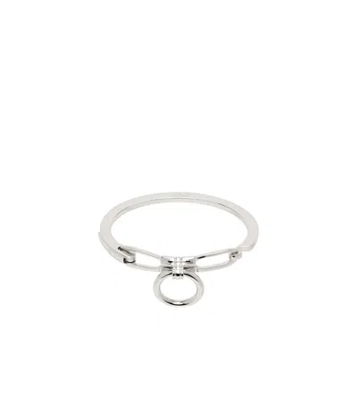 Mm6 Maison Margiela Object Trouve Bracelet In Silver