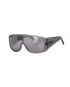 Mm6 Maison Margiela Occhiali Da Sole Mm6 Mask Grey In Gray