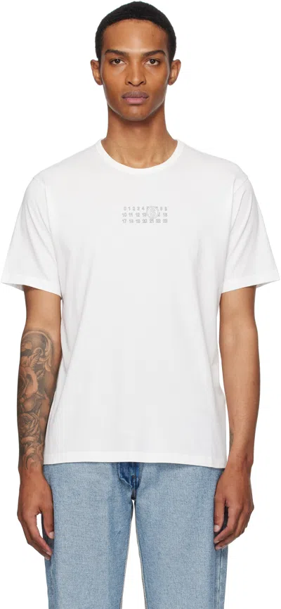 MM6 MAISON MARGIELA OFF-WHITE LOGO T-SHIRT