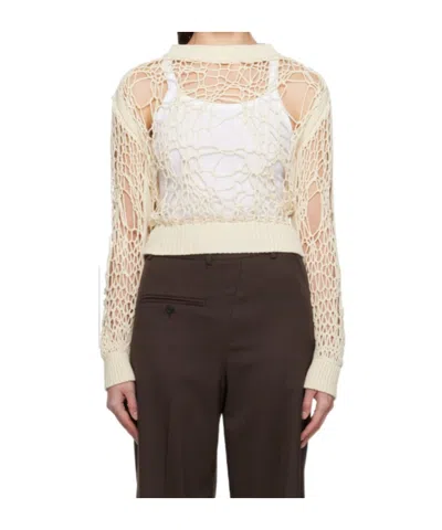 MM6 MAISON MARGIELA COTTON-BLEND SWEATER
