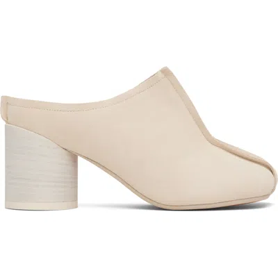 Mm6 Maison Margiela Off-white Crosta London Mule Heels In Multi