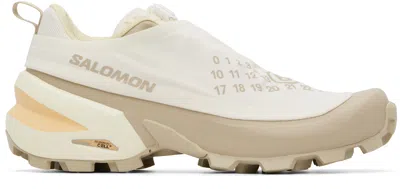 Mm6 Maison Margiela Off-white Salomon Edition Cross Dust Sneakers In Neutral