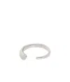 Mm6 Maison Margiela Open Cuff Bracelet In White