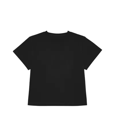 Mm6 Maison Margiela Open-necked Black Shirt