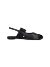 Mm6 Maison Margiela Black Anatomic Numeric Slingback Sandals In Black